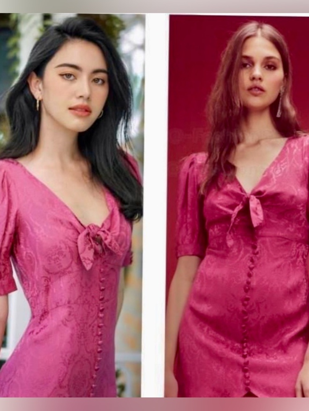 FLL BARBIE Pink🌺 Lara Jacquard Mini Dress (L)